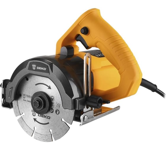 Пила дисковая алмазная DEKO DKCS1450W 115 мм, 1450 Вт, с подачей воды 084-1048