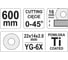 Плиткорез 600мм YATO YT-3707 3