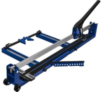 Плиткорез ручной КОБАЛЬТ 800x16 мм, монорельс, ц/м рама, 1 выносная нога, лаз. ук-ль, трансп. колёса, ролик ВК8 TIN 22x6х6 мм 919-340