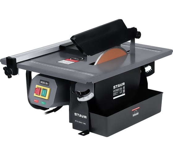 Плиткорезный станок Ставр STAVR 180 мм с охлаждением, STC 600-180, 9040600306 1