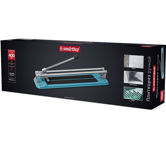 Плиткорез ручной Smartbuy 300 мм, пластина 440х140 мм, рез 405 мм, нож 1.5 мм Tools SBT-TCM-300P1 1