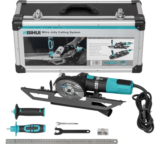 Заусовщик электрический , УШМ 1200Вт, рег-ка об. 3-11тыс.об./мин O125мм_22,2мм, арт. BIHUI LFMBF