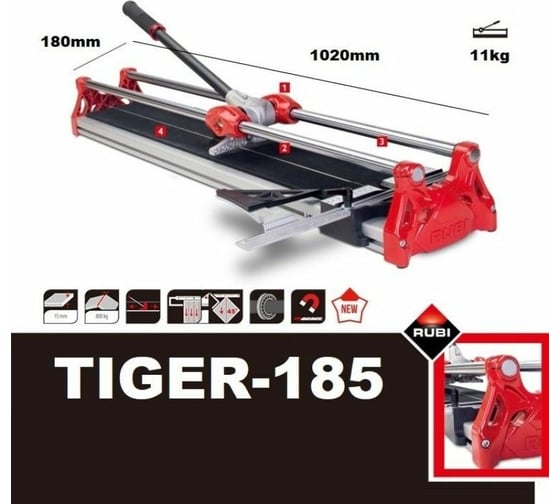 Механический плиткорез RUBI TIGER-185 14962