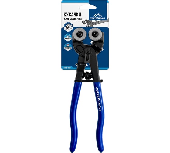 Кусачки для мозаики vertextools 200мм 0108-200