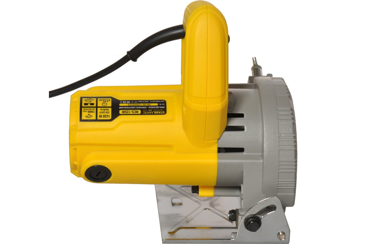 Алмазная пила STABILMATIC плиткорез MCS-125W - выгодная цена, отзывы ...
