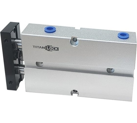 Плоский пневмоцилиндр TITAN LOCK TN с магнитным кольцом, 20X80, TLP-PC20X80TN-MG 1