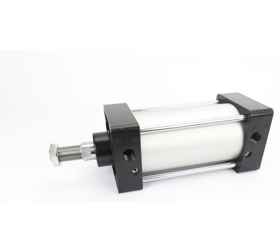 Пневмоцилиндр Промышленные комплексные линии SC250x1640, двустороннего действия, без цапфы, удлиненные шпильки +40 мм (R2), внешняя резьба M42x2, шток хромированная углеродистая сталь, шпильки оцинкованные () SC-250-1640-N-02-A-R2-E-M42x2