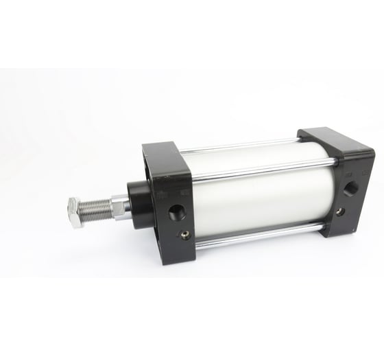 Пневмоцилиндр Промышленные комплексные линии SC50x709, двустороннего действия, без цапфы, стандартная длина шпилек (R0), внешняя резьба M16x1.5, шток хромированная углеродистая сталь, шпильки оцинкованные () SC-50-709-N-02-A-R0-E-M16x1.5