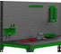 Стол-верстак ООО Металекс 950x1600x400 мм, две полки + перфопанель, с комплектом аксессуаров SVPIIPRIA951640 2