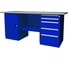 Верстак с двумя тумбами, тумба с 5 ящиками Ombra OWB2-15 55922 1