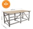 Монтажный стол-верстак IRONMEBEL Worktop Montage 2000x1000 M-DMV20001000 2