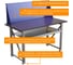 Монтажный стол-верстак IRONMEBEL Worktop Montage l 1200x600 мм M-DMVL1200600 4
