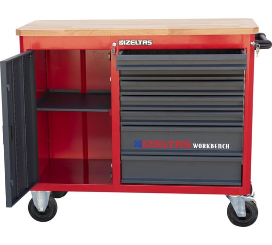 Передвижной верстак с инструментами IZELTAS WORKBENCH 7 ящиков 13000005378