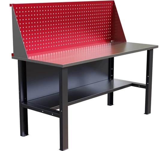 Стол верстак IRONMEBEL Worky WK 1600 c экраном M-IM00098K