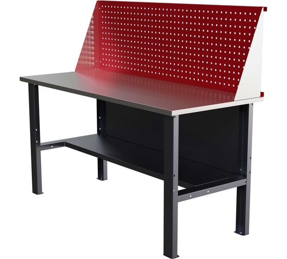Стол верстак IRONMEBEL Worky WK 1600 c экраном M-IM00098K