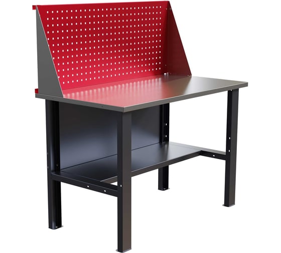 Стол верстак IRONMEBEL Worky WK 1200 c экраном M-IM00088K