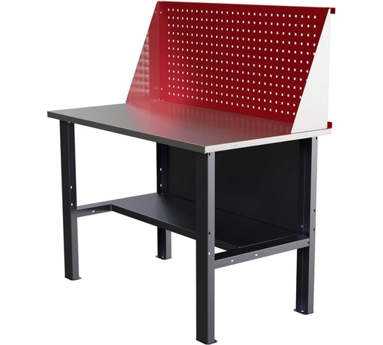 Стол верстак IRONMEBEL Worky WK 1200 c экраном M-IM00088K
