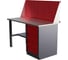 Слесарный однотумбовый верстак IRONMEBEL worky wk-5 1400 с экраном M-IM00132K 3