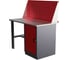 Слесарный однотумбовый верстак IRONMEBEL worky wk-0 1200 с экраном M-IM00108K 3