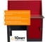 Слесарный однотумбовый верстак IRONMEBEL worky wk-0 1200 с экраном M-IM00108K 6