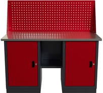 Слесарный двухтумбовый верстак IRONMEBEL worky wk-0/wk-0 1400 с экраном M-IM00172K