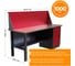 Слесарный однотумбовый верстак IRONMEBEL worky wk-0 1600 с экраном M-IM00140K 5