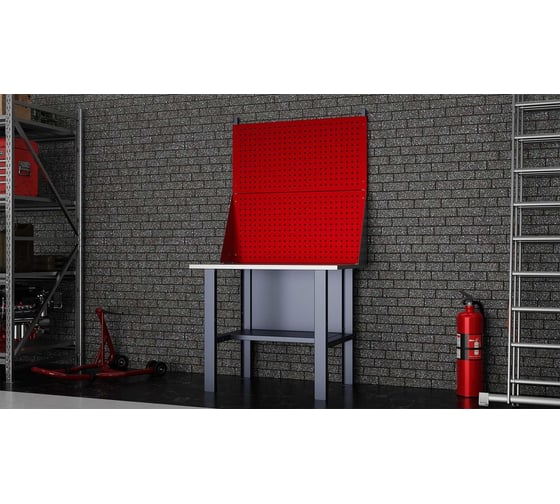 Стол верстак IRONMEBEL worky wk 1000 с двумя экранами M-IM00084K