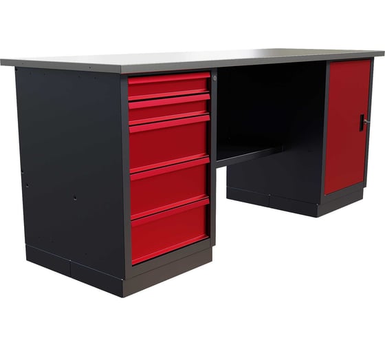 Слесарный двухтумбовый верстак IRONMEBEL worky wk-5/wk-0 1900 M-IM00199K
