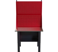 Стол верстак IRONMEBEL worky wk 1000 с двумя экранами и перфопанелями на опорах M-IM00086K