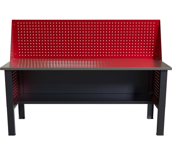 Стол верстак IRONMEBEL worky wk 1900 с экраном и перфопанелями на опорах M-IM00105K 1