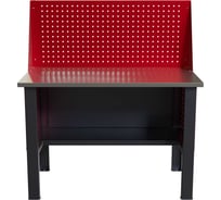 Стол верстак IRONMEBEL worky wk 1200 с экраном и перфопанелями на опорах M-IM00090K