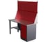 Слесарный однотумбовый верстак IRONMEBEL worky wk-5 1600 с двойным экраном M-IM00149K 3