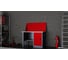 Слесарный однотумбовый верстак IRONMEBEL Worky WK-0 1200 с экраном и перфопанелями на опорах M-IM00112K 4