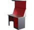 Слесарный однотумбовый верстак IRONMEBEL Worky WK-0 1200 с двойным экраном, освещением и перфопанелями на опорах M-IM00114K 3