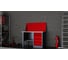 Слесарный однотумбовый верстак IRONMEBEL Worky WK-5 1200 с экраном и перфопанелями на опорах M-IM00120K 4