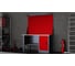 Слесарный однотумбовый верстак IRONMEBEL Worky WK-0 1400 с двойным экраном, освещением и перфопанелями на опорах M-IM00130K 4