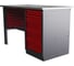 Слесарный однотумбовый верстак IRONMEBEL Worky WK-5 1400 с перфопанелями на опорах M-IM00135K 3