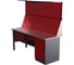 Слесарный однотумбовый станок IRONMEBEL worky wk-0 1900 с двойным экраном, освещением и перфопанелями на опорах M-IM00162K 3