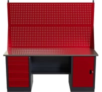 Слесарный двухтумбовый верстак с двойным экраном IRONMEBEL worky wk-5/wk-0 1900 M-IM00201K