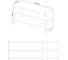 Металлический стол ООО Металекс серия KIT 750x1000x400 мм, две полки 201019 3
