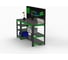 Стол металлический ООО Металекс Metalex KIT 750x1200x400, с боковыми полками и перфопанелью 201082 3