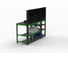 Стол металлический ООО Металекс Metalex KIT 750x1200x400, с боковыми полками и перфопанелью 201082 5