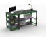 Стол металлический ООО Металекс Metalex KIT 750x1400x500, с боковыми полками 201077 1
