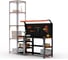 Стол металлический ООО Металекс серия KIT 750x1200x400 мм, с бок. полками, перфопанелью и комплектом освещения, ОЧ 201307 5