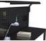 Стол металлический ООО Металекс серия KIT 750х1200х500 мм, одна полка мм, перфопанель с комплектом освещения, черный 201603 3