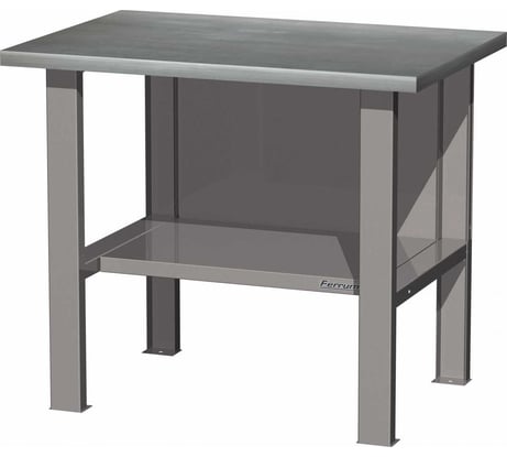 Верстак бестумбовый FERRUM столешница оцинкованная - серый 01.001L-9007