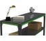 Стол-верстак ООО Металекс Metalex серия KIT 950х1800х500 две полки, серо-зеленый 204045 7