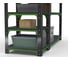 Стол-верстак ООО Металекс Metalex серия KIT 950х1400х400 с боковыми полками, серо-зеленый 204059 3