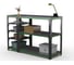 Стол-верстак ООО Металекс Metalex серия KIT 950х1400х400 с боковыми полками, серо-зеленый 204059 7
