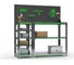 Стол-верстак ООО Металекс Metalex серия KIT 950х1300х500 с боковыми полками, перфопанелью и комплектом аксессуаров, серо-зеленый 204094 7